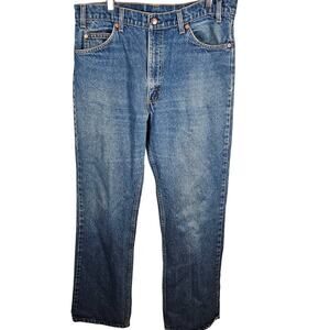 Vintage 1982 Levi's Mens 36x34 506 Bootcut Denim Jeans Orange Tab USA Made